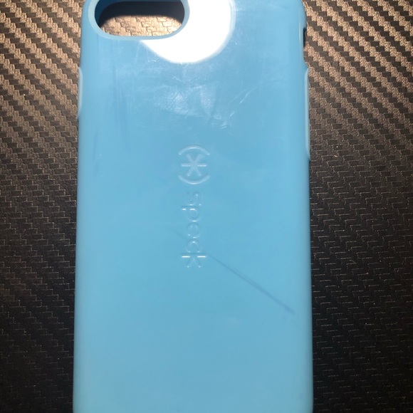 Iphone 8 Speck Candy Blue Case - Picture 1 of 2
